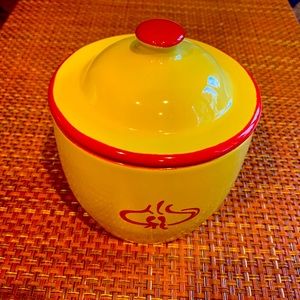 Vintage garlic ceramic holder